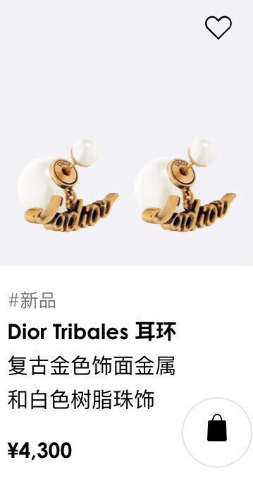 chr1st1an D10r earrings